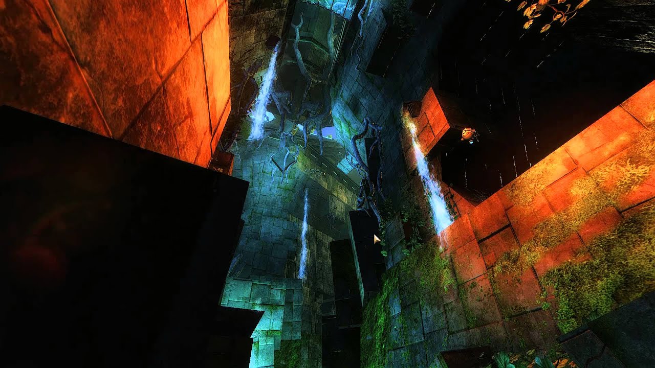 Jumping to the bottom of Rata Sum - Guild Wars 2