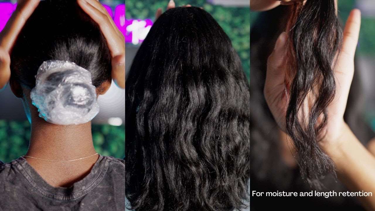 Baggy Method For Dry Ends | How To Retain LENGTH For LONG Healthy Hair