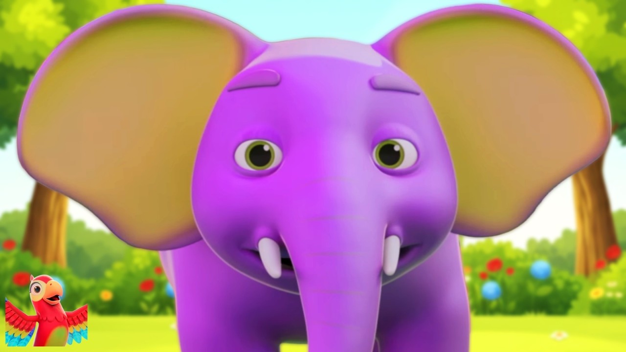 एक मोटा हाथी, Ek Mota Hathi In Purple Color, Billi Mausi + More Popular Cartoon Videos For Kids
