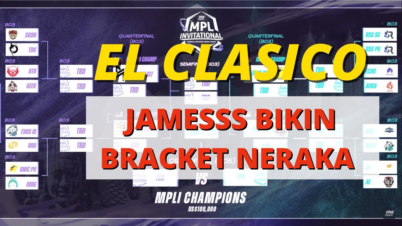 BRACKET MPLI 2021 | RRQ VS EVOS!! BRACKET TIM NERAKA! MPL INVITATIONAL CAPTAIN'S DRAFT