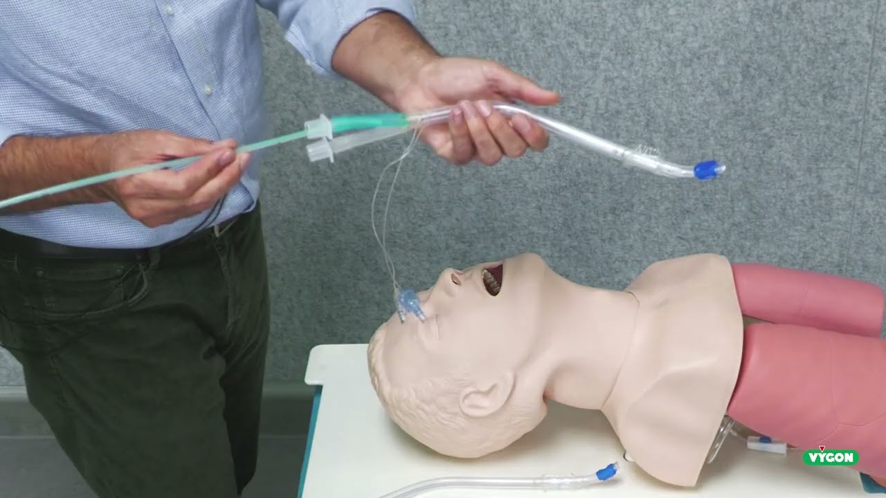 Demostración práctica: guía de intubación pediátrica para tubos de doble luz