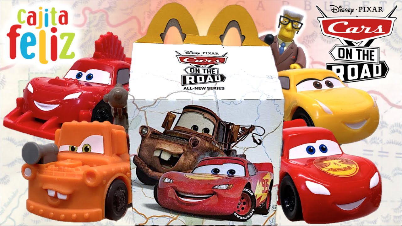 Cajita Feliz - Pixar CARS On THE ROAD (Parte 1) | Disney Plus - McDonalds - TOY SHOTS (2022)