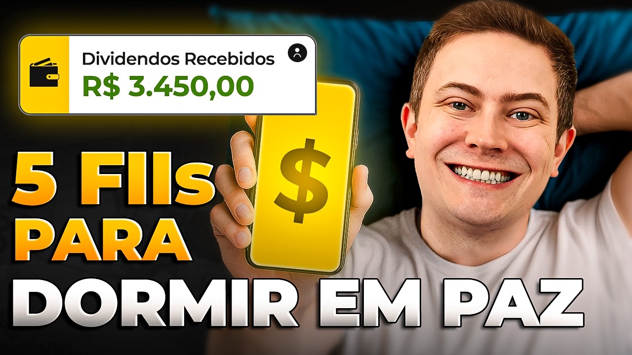 5 FIIs QUE VÃO TE APOSENTAR MAIS RÁPIDO!! (Alta segurança e lucratividade)