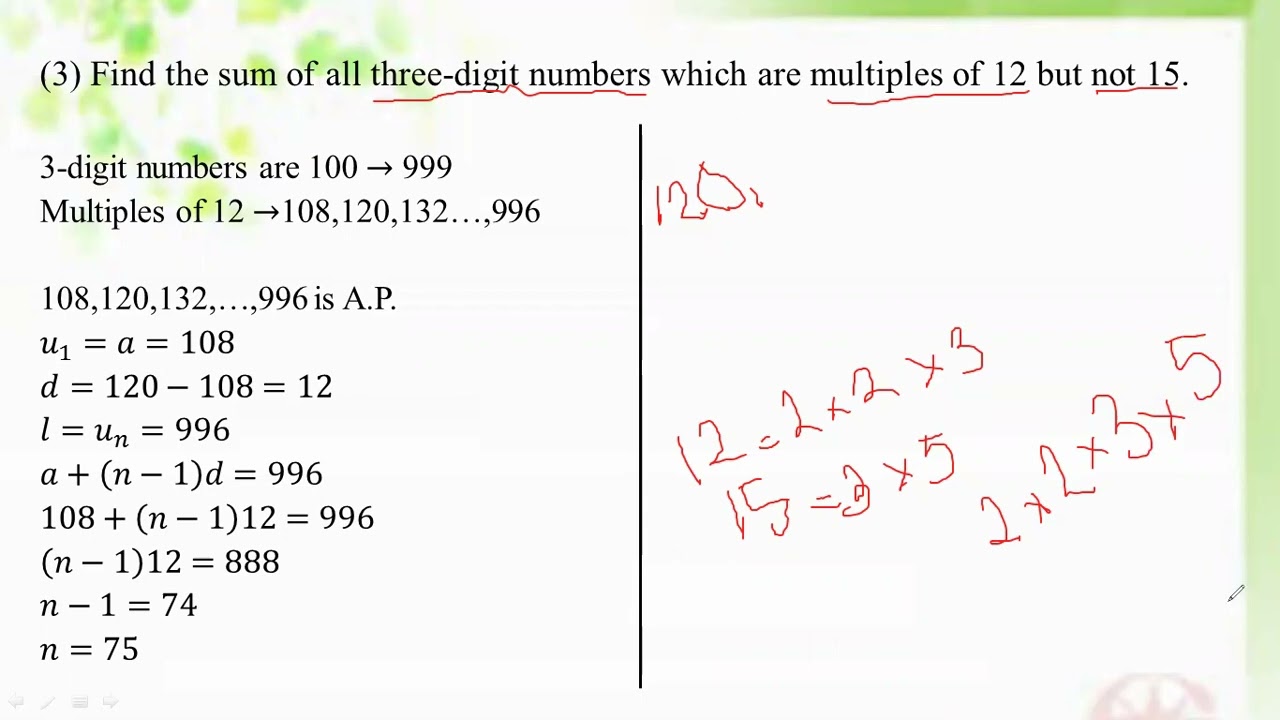 # Grade 11 Math (new course) ch-4 (Ex 4.3   No. 3)