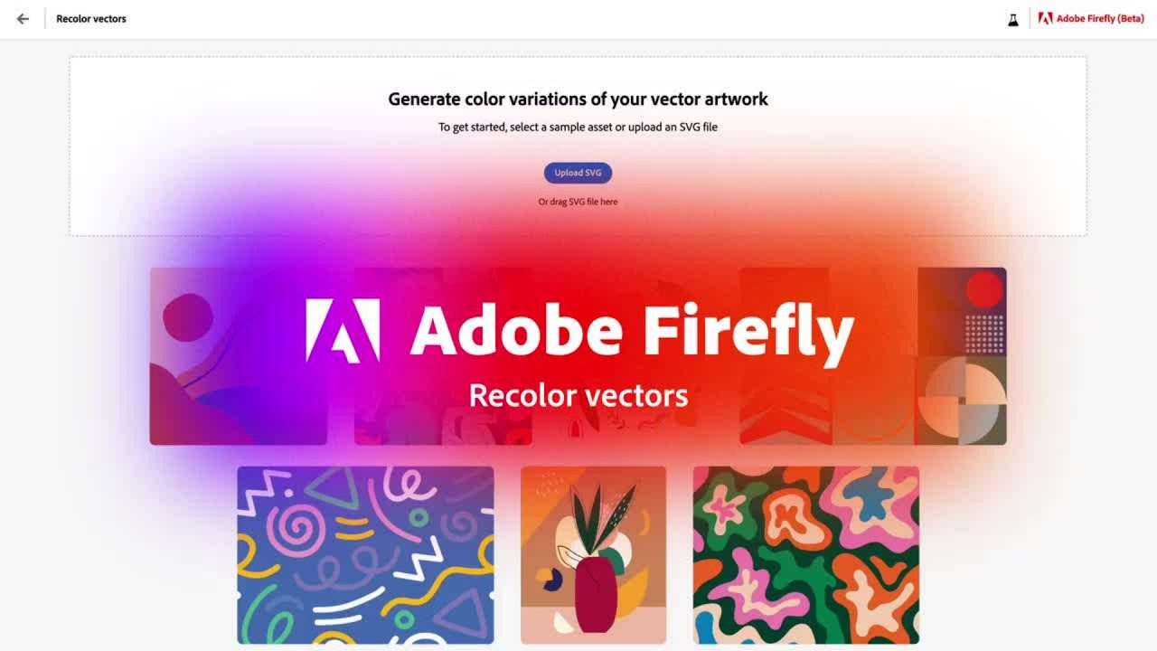 How to Generate Variations of a SVG file using Adobe Firefly&rsquo;s Vector Colorizer