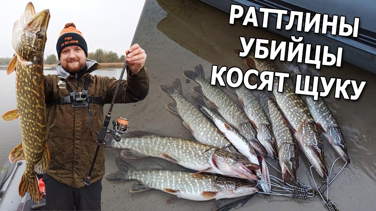 РАТТЛИНЫ УБИЙЦЫ ВЫКАШИВАЮТ ВСЮ ЩУКУ! Ловля щуки на воблеры и ратлины. Рыбалка на щуку 2020