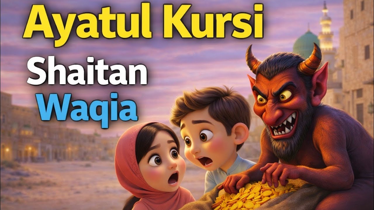 Ayatul Kursi Ki Fazilat | Shaitan Wala Waqia#AyatulKursi #IslamicStory #LittleMuslimFamily