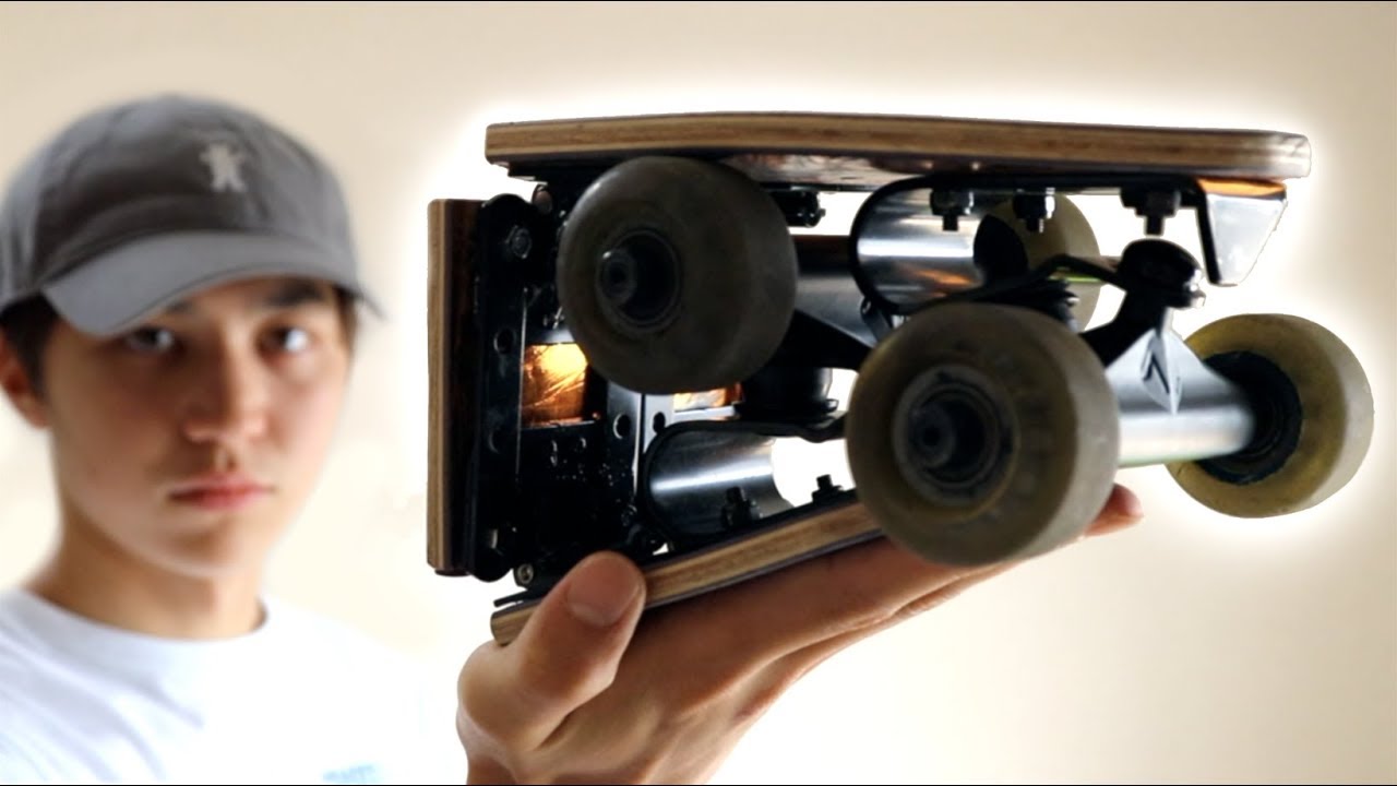 本気で「折りたたみ式」のスケボーを作ってみた。