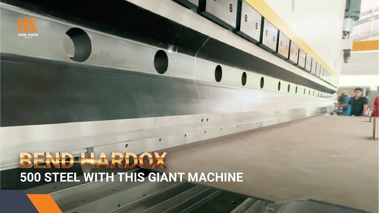 Bend Hardox 500 Steel With This Giant Machine