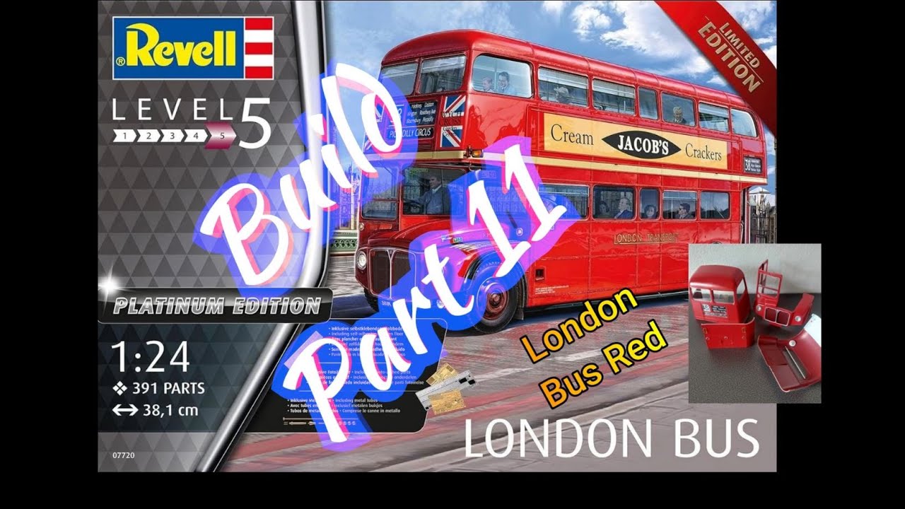 Revell London Bus Platinum Edition, масштаб 1/24, лимитированная серия, часть 11