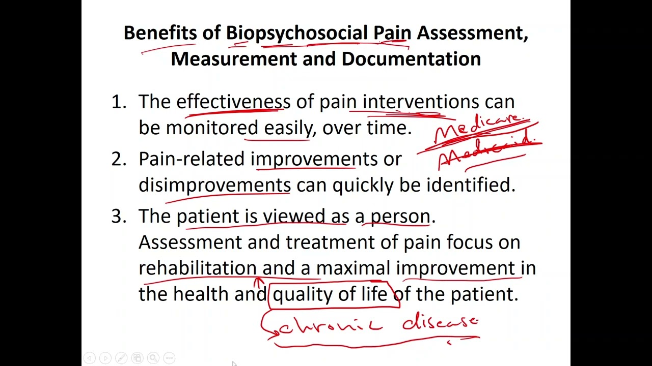 Lecture 2: The Assessment and Measurement of Pain