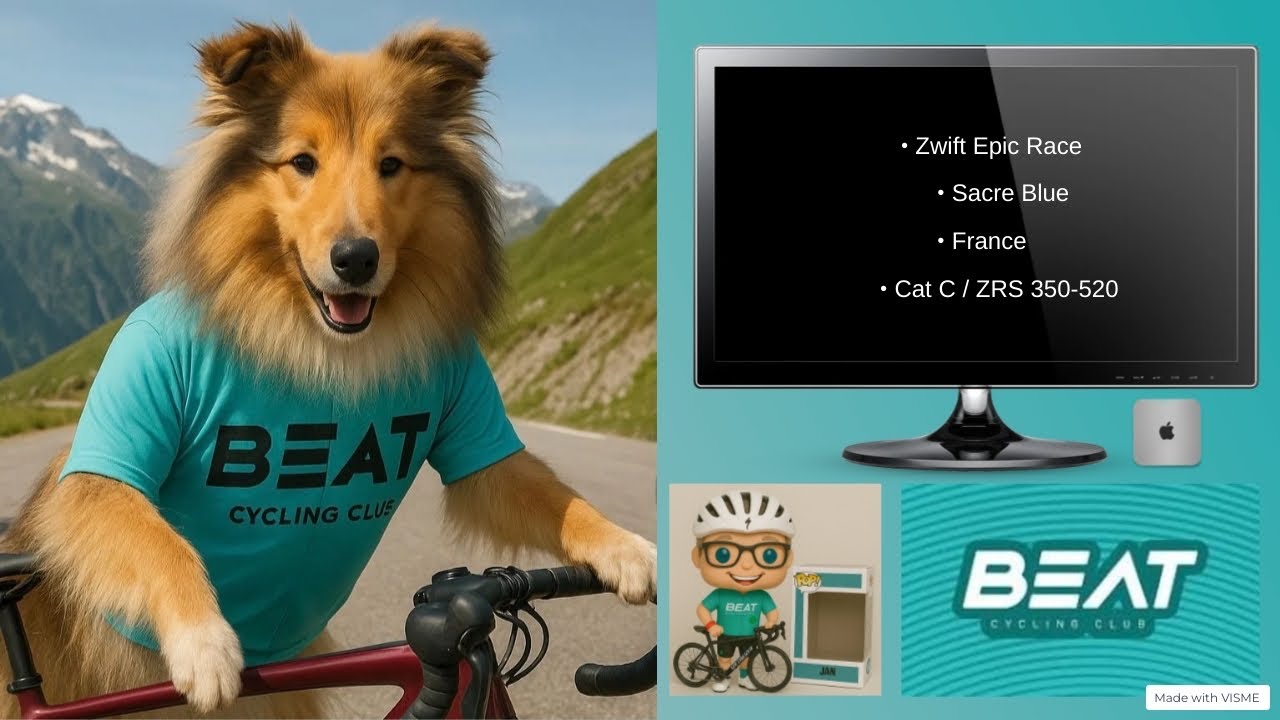 Zwift Epic Race - Sacre Blue in France