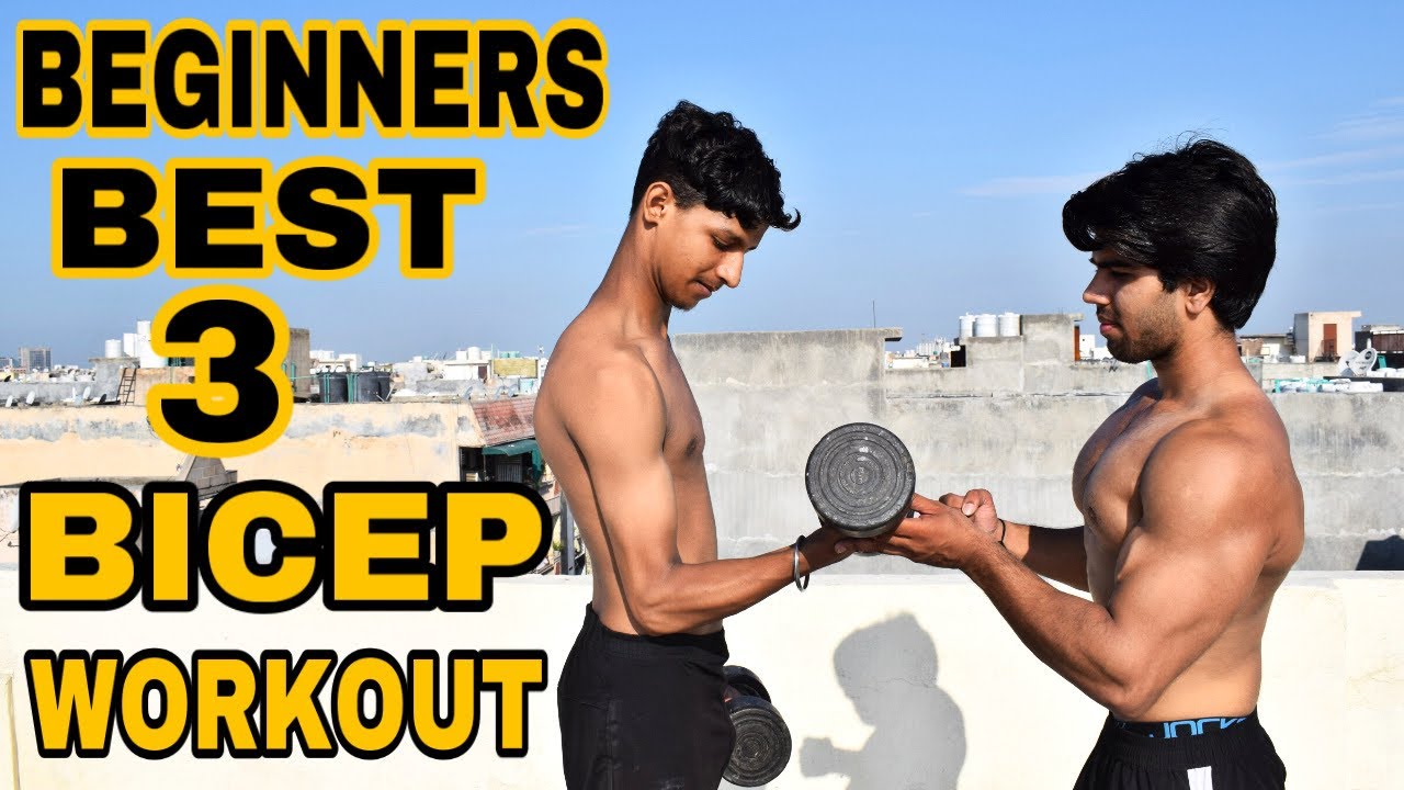 TOP-3 BICEPS WORKOUT FOR BEGINNERS/BADRI FITNESS