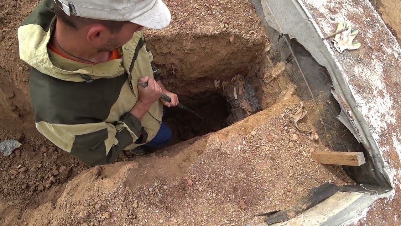Копаем под воду Cat 428 ep53