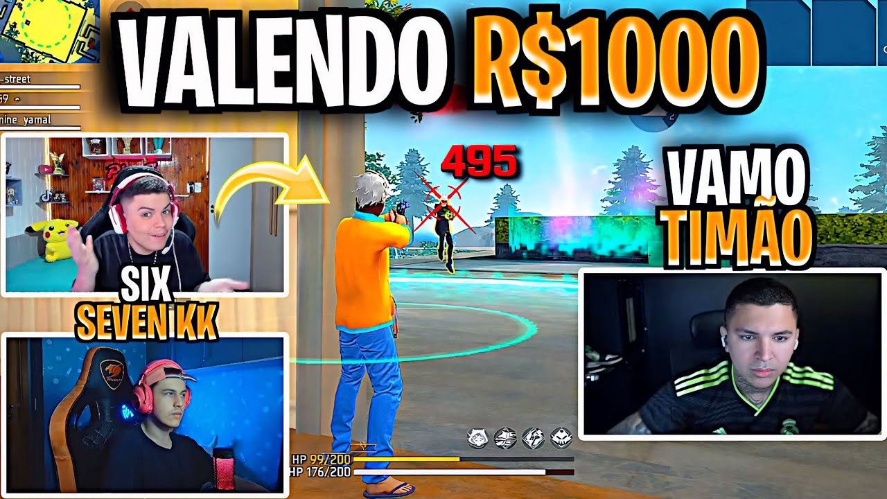 3x3 VALENDO R$1000 FOI INSANO 🔥 MD3 ABSURDA – TWO9, PHZIN E ELTIN VS TIME DO XAUAN 🔥