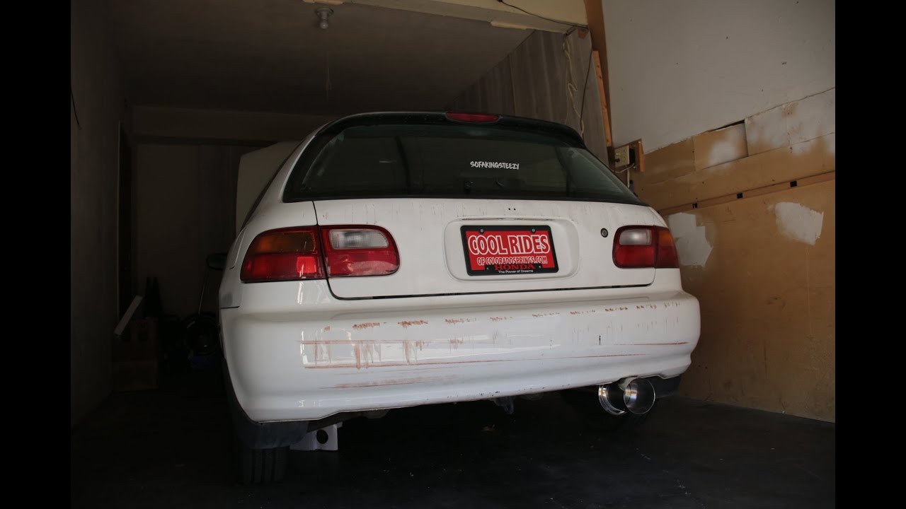 eBay catback Exhaust on 1994 Honda Civic VX (Part 1)