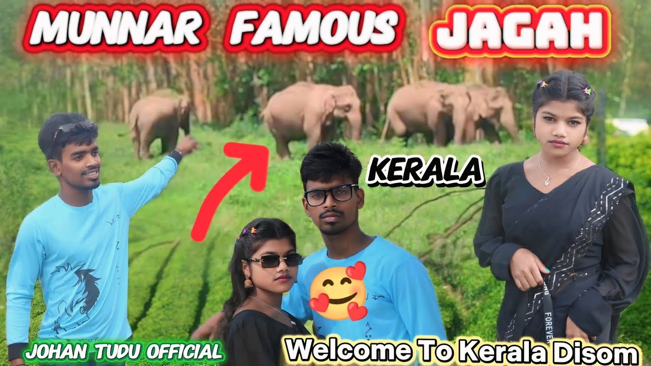 Munnar Famous Jagah केरला रे Santali Vlog Video Johan Tudu official #santalivlogvideo2025