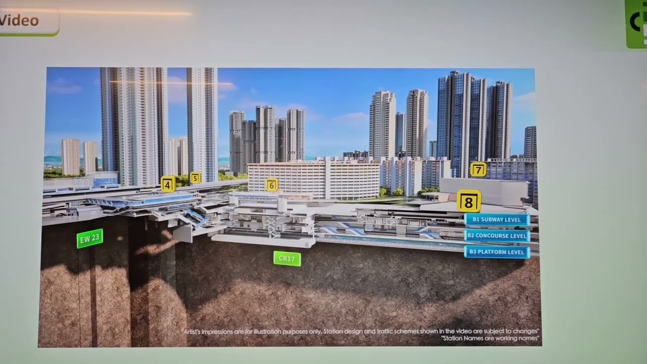 Cross Island Line phase 2 (CRL2) station flythrough videos