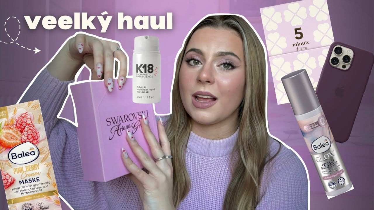 HAUL kosmetiky, doplňků & oblečení🛍️ - DM, Zara, Bershka, Uniqlo, Primark, Tiger | Lucy
