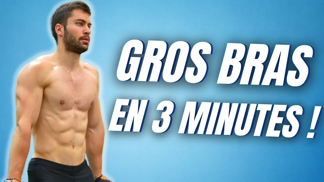 Comment SE MUSCLER LES BRAS RAPIDEMENT ? Séance complète de 3 minutes !