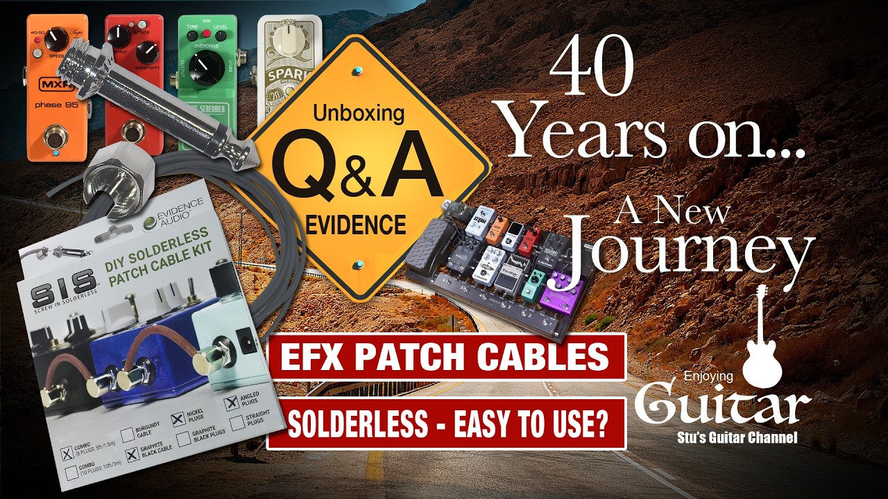 UB69: Evidence Audio - Патч-кабели для педалей эффектов EFX &ndash; Хороши ли кабели с винтовым креплен...