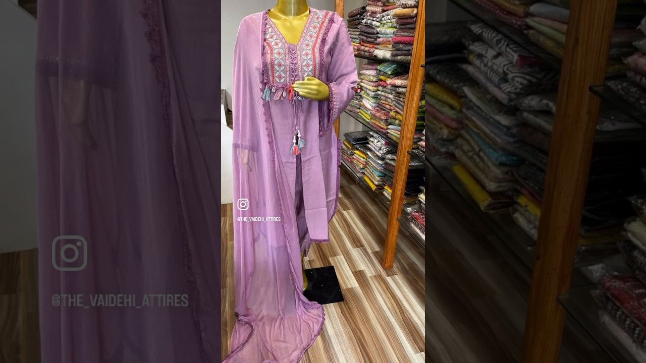 Readymade 3pc suit with tulip pant.