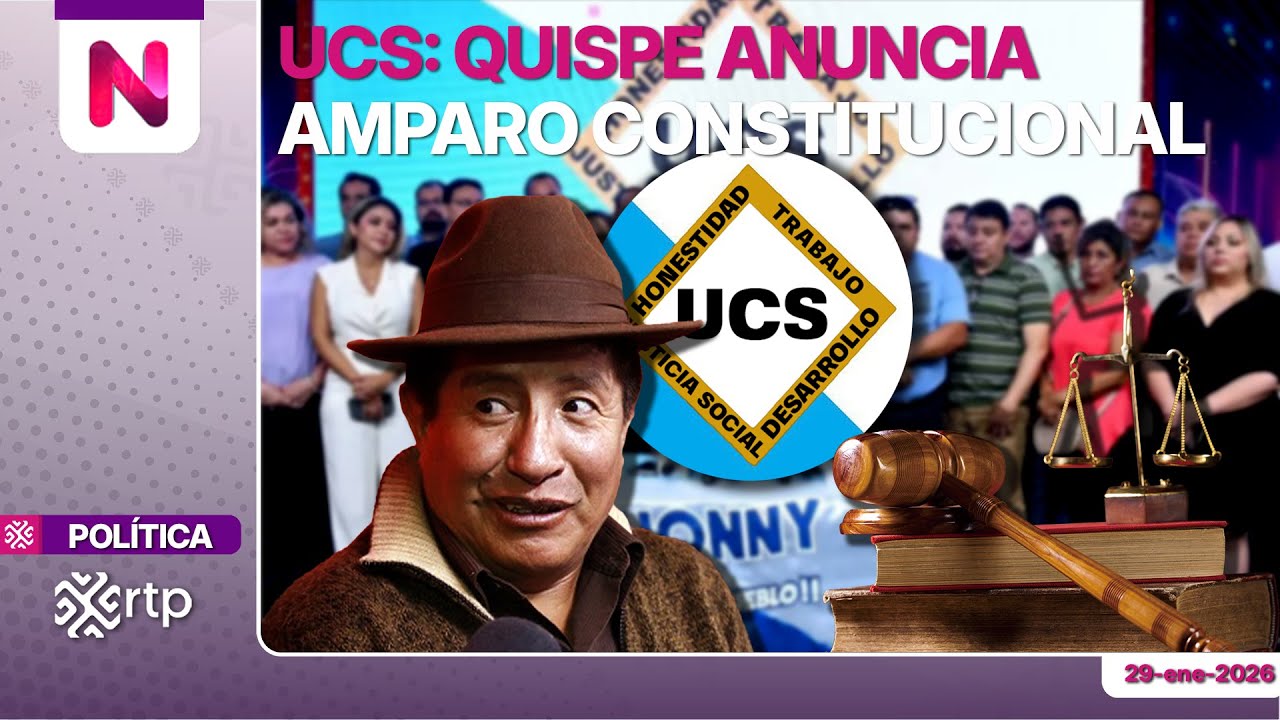 UCS: Quispe anuncia amparo constitucional