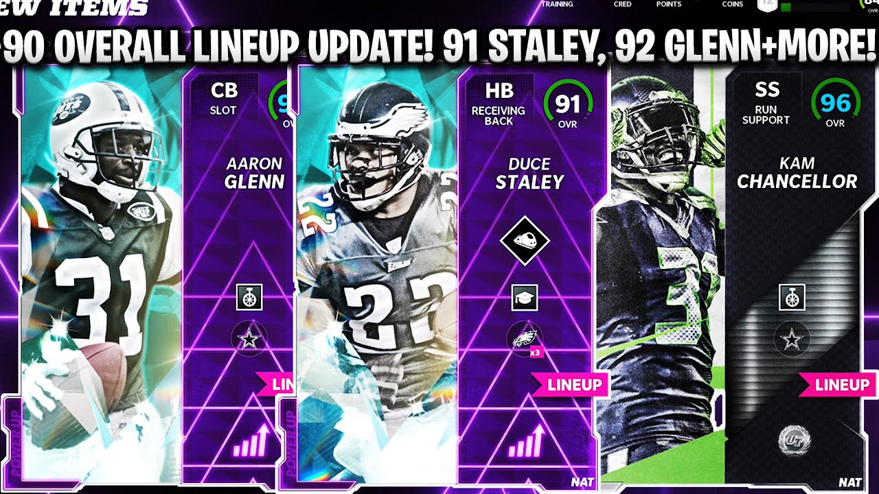 90 OVERALL LINEUP UPDATE! TONS OF NEW TEAM DIAMONDS ADDED! | MADDEN 22 ULTIMATE TEAM