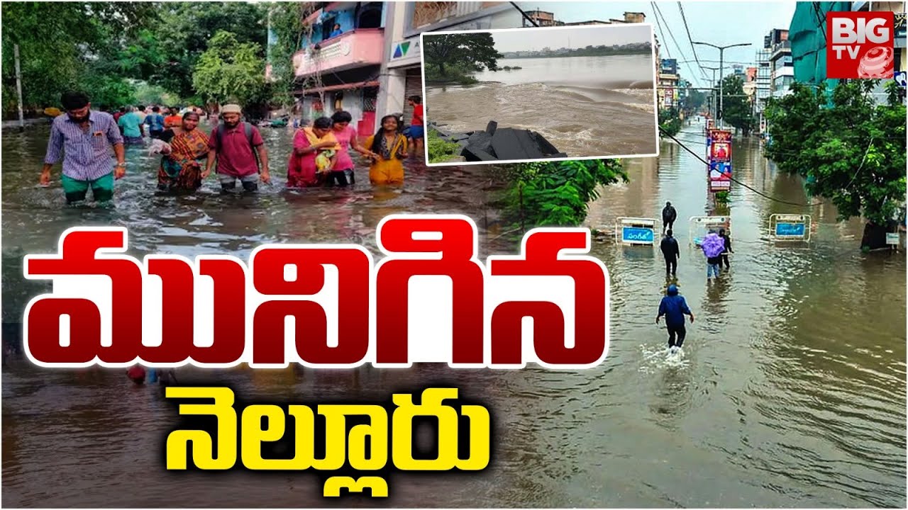 మునిగిన నెల్లూరు | Heavy Floods In Nellore | Heavy Rains in Nellore | Weather Update | BIG TV