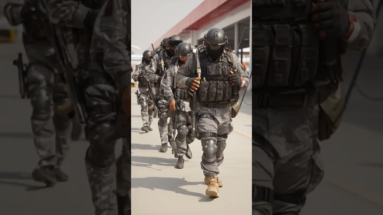 Terror Attack Drill at Leh Airport! #CISF #AviationSecurity #AirportSecurity #CTCP #NationFirst #yt