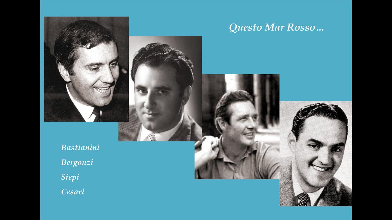Questo Mar Rosso - Bastianini, Bergonzi, Siepi, Cesari - La Bohème Decca 1959