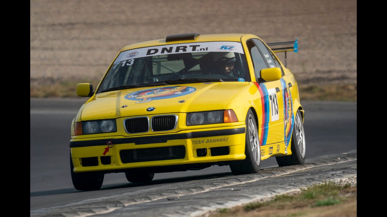 Op het Zandvoort Grandprix circuit onder de 1.58 in onze BMW E36 3.0 op 28 januari 2023