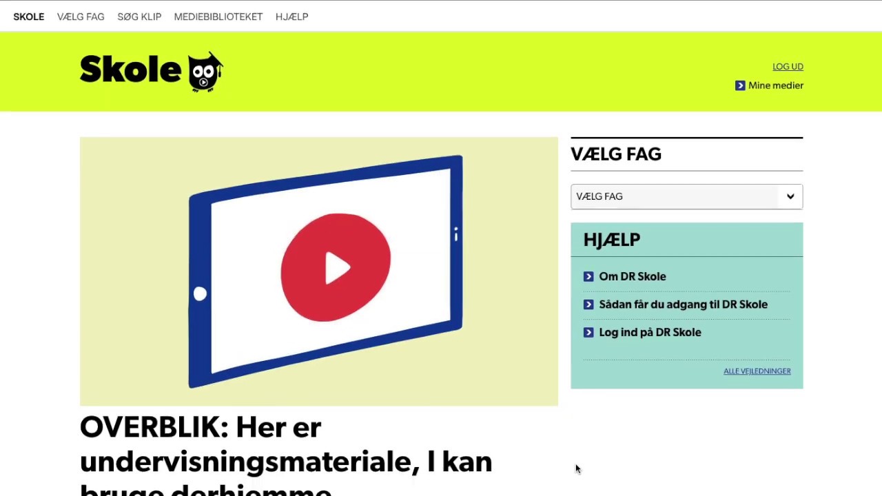 Dr dk:skole - forl&oslash;b om Corona til indskoling, mellemtrin og udskoling - Aalborg Kommunes Skoler