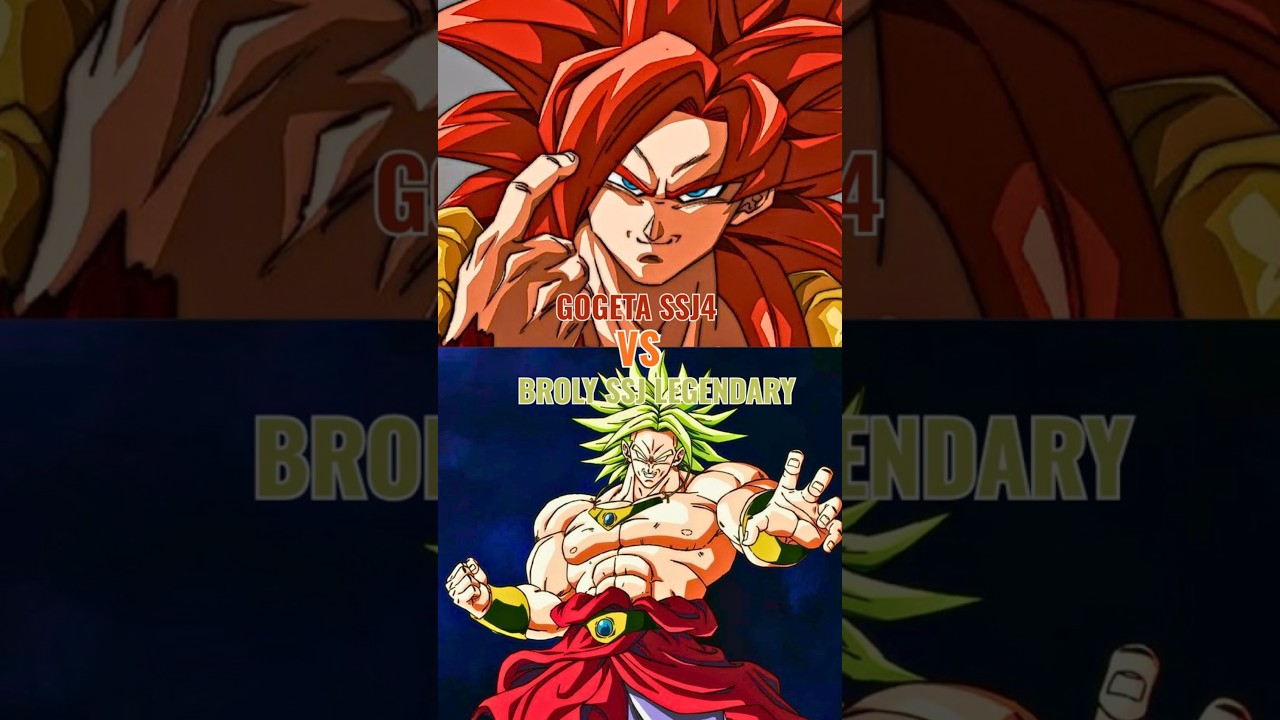 Gogeta SSJ4 Vs. Broly SSJ Legendary (DBZ) | Battle | #dragonballz
