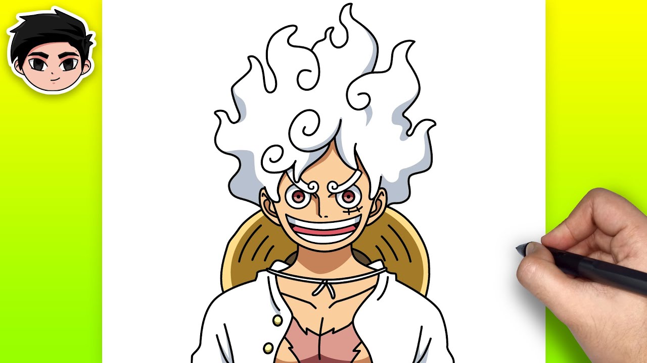 How To Draw LUFFY GEAR 5 | One Piece - Easy Tutorial
