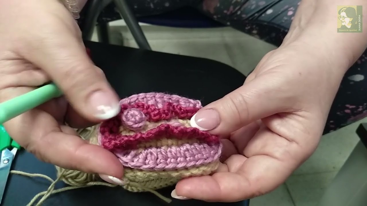 Tutorial vulva a crochet paso a paso