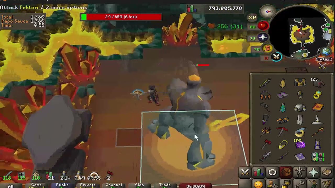 Speedrun progression #8 - 26:42 solo cm, another olm fiasco