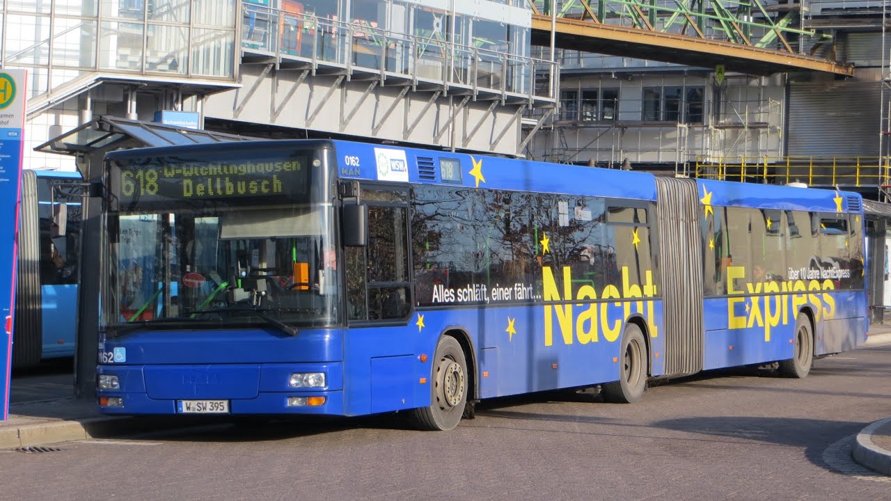 [Sound] Bus MAN NG 313 | #0162 | WSW mobil GmbH, Wuppertal