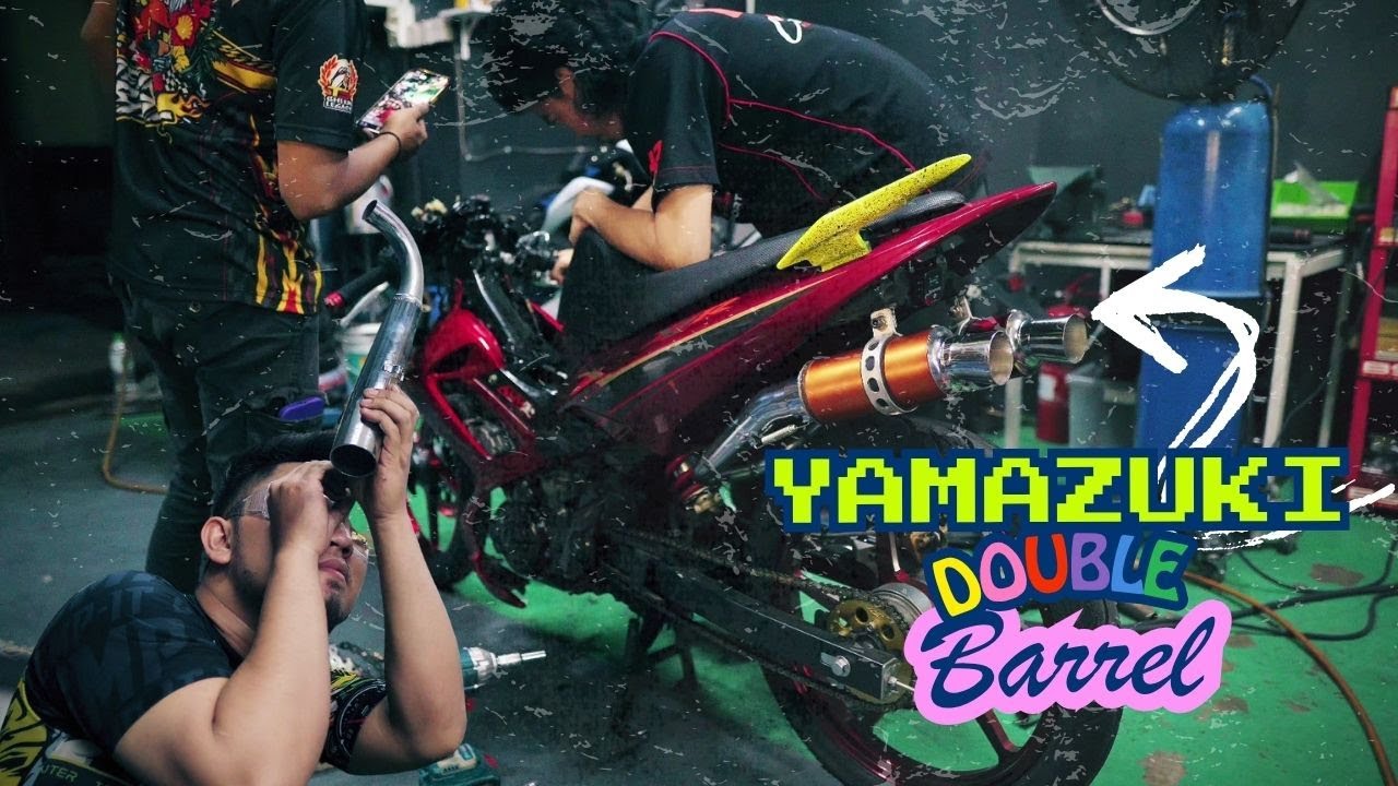 TWIN PIPE EXHAUST!!! - YAMAZUKI SUPER R
