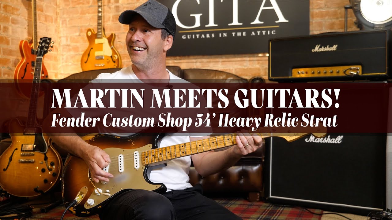 2014 Fender 60th Anniversary Custom Shop ’54 Heavy Relic Stratocaster! | Martin Meets Guitars!