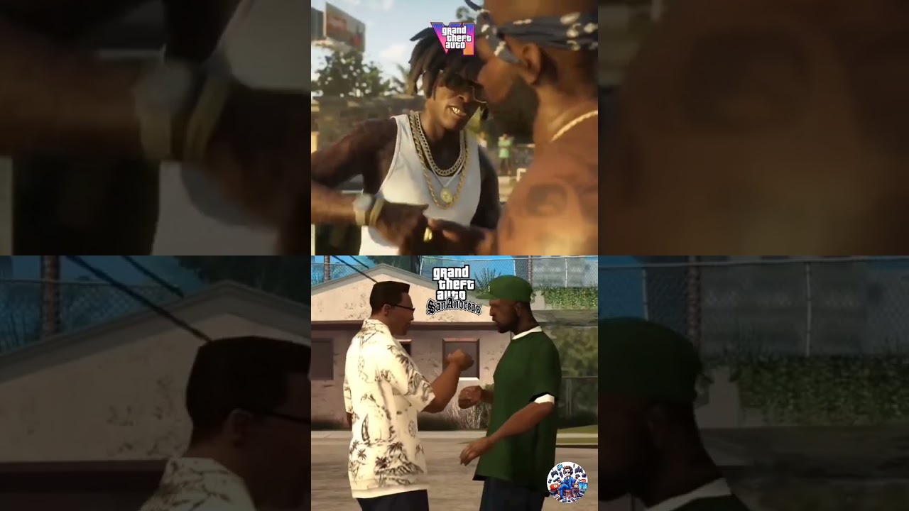 Exploring the Differences: First trailer of GTA VI vs GTA san Andreas| 