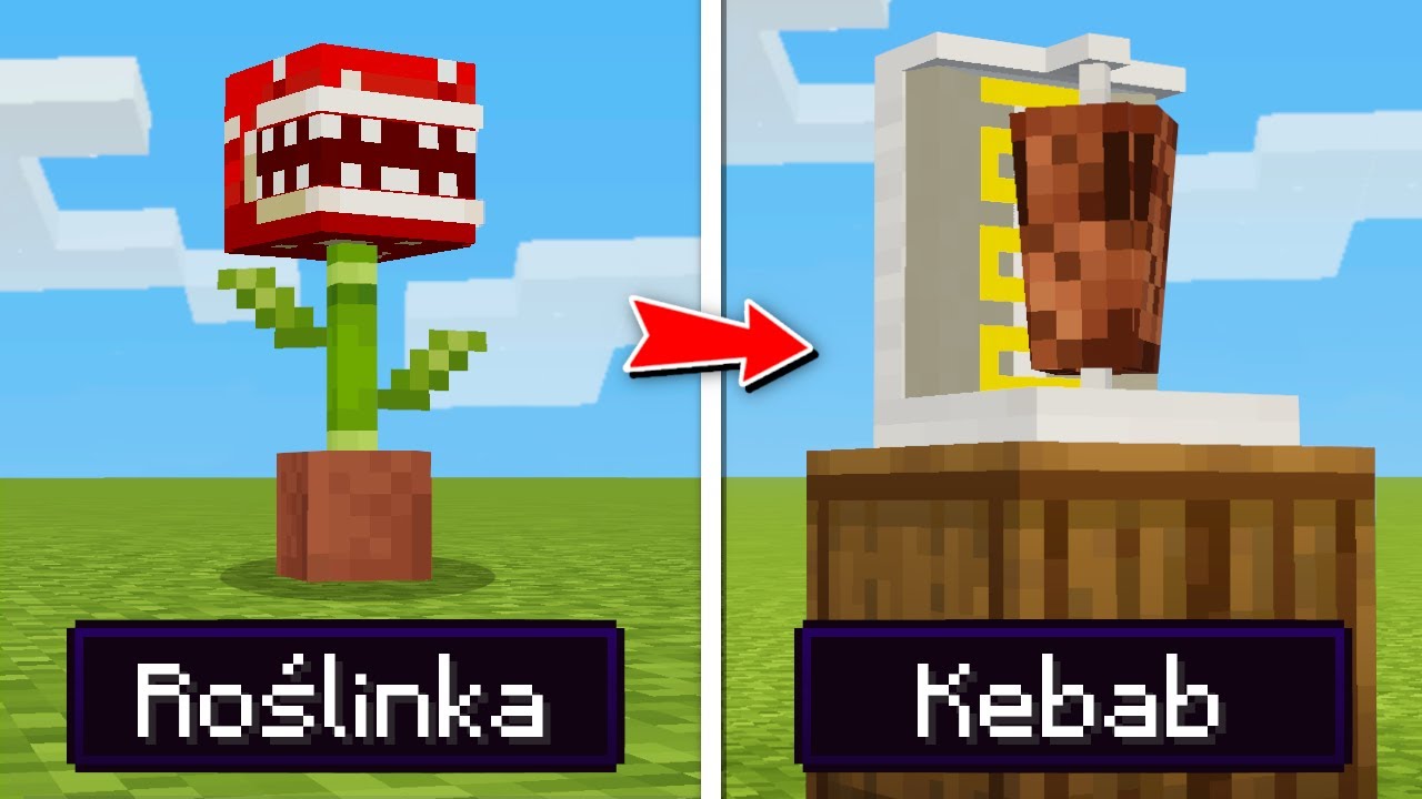 9 NIESAMOWITYCH BUILD HACK&Oacute;W w MINECRAFT! *kebab*