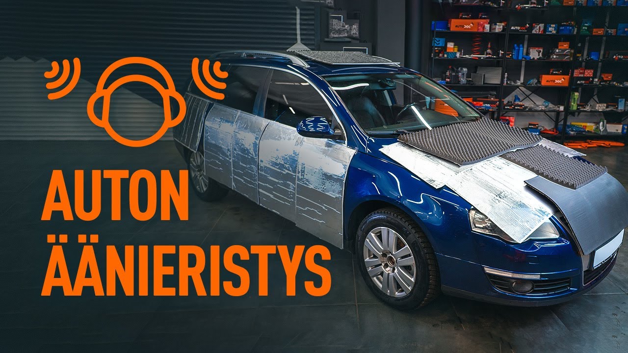 Tee se itse -auton äänieristys | AUTODOCin vinkit