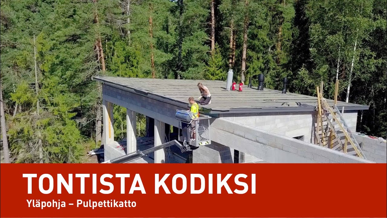 Tontista kodiksi - Yläpohja - Pulpettikatto (Jakso 16)