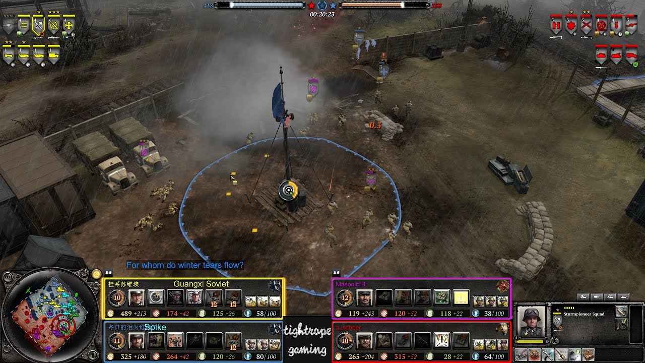 COH2 4v4 Carnage on Port