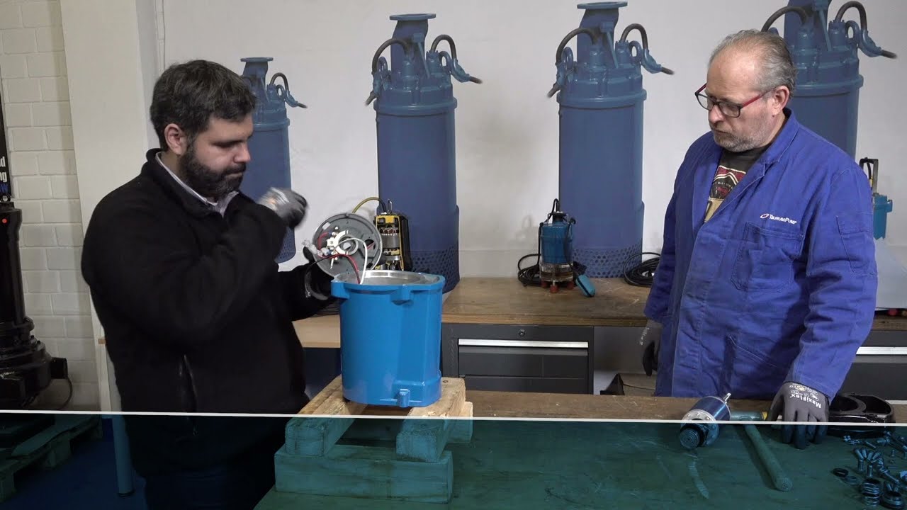 How to assemble a Tsurumi NK4-22 tunnelling pump