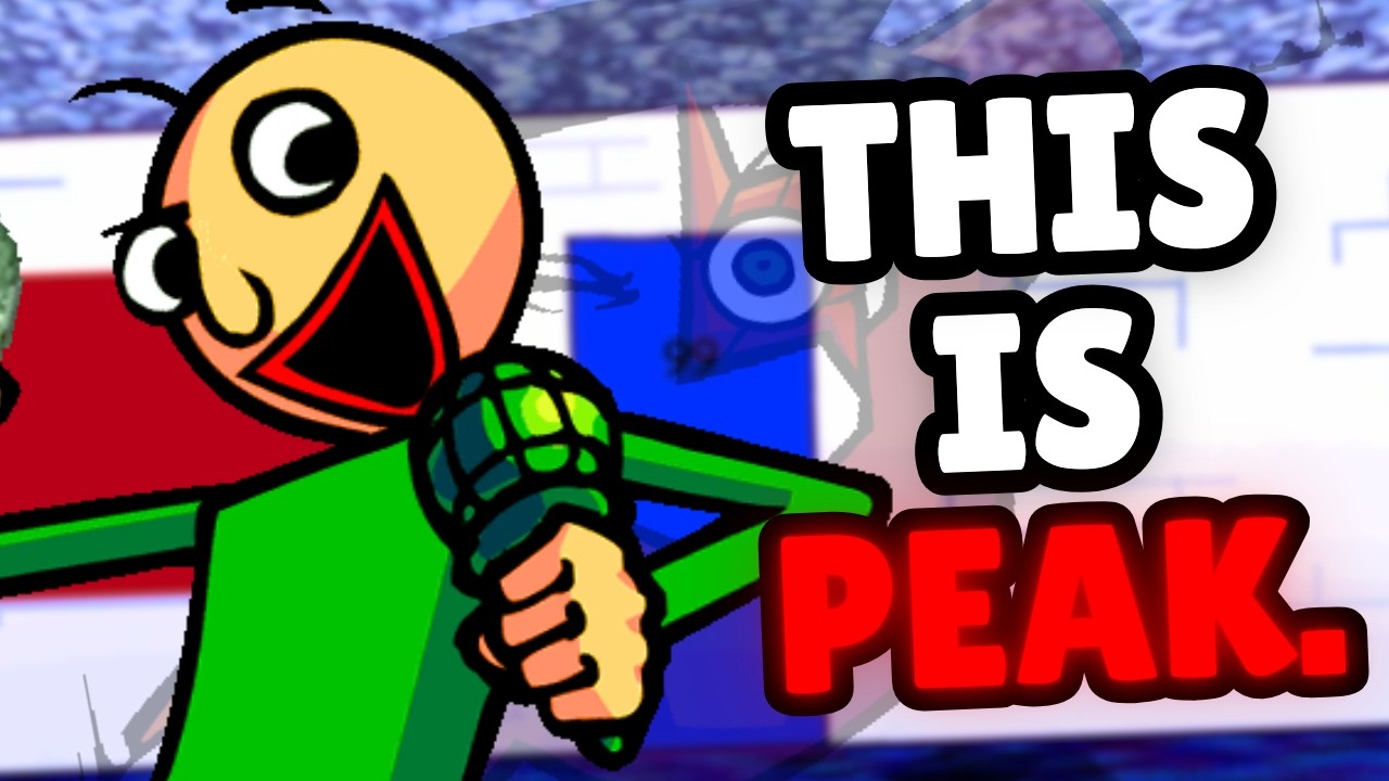 They Got BALDI ON THE MIC?! (Baldi's Basics In Funkin' Mod)