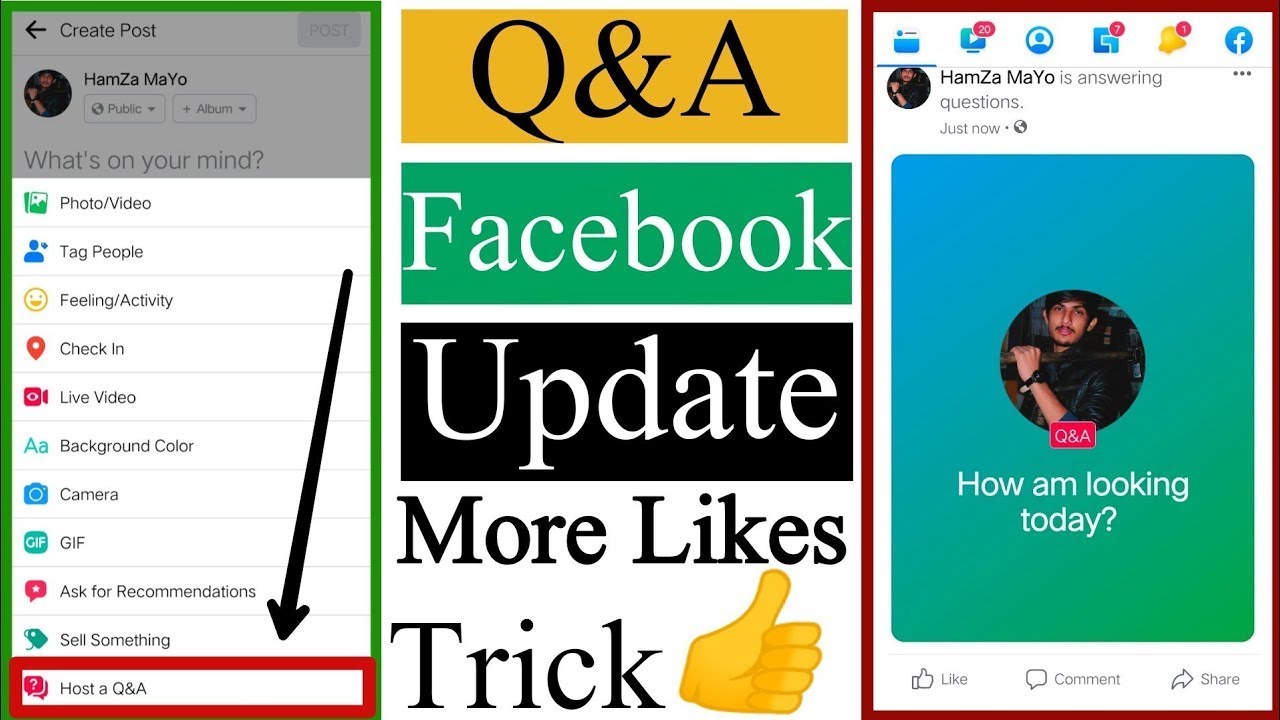 Q&A Facebook New Update   Create Q&A On Facebook Now   How To Enable Q&A Option In Facebook