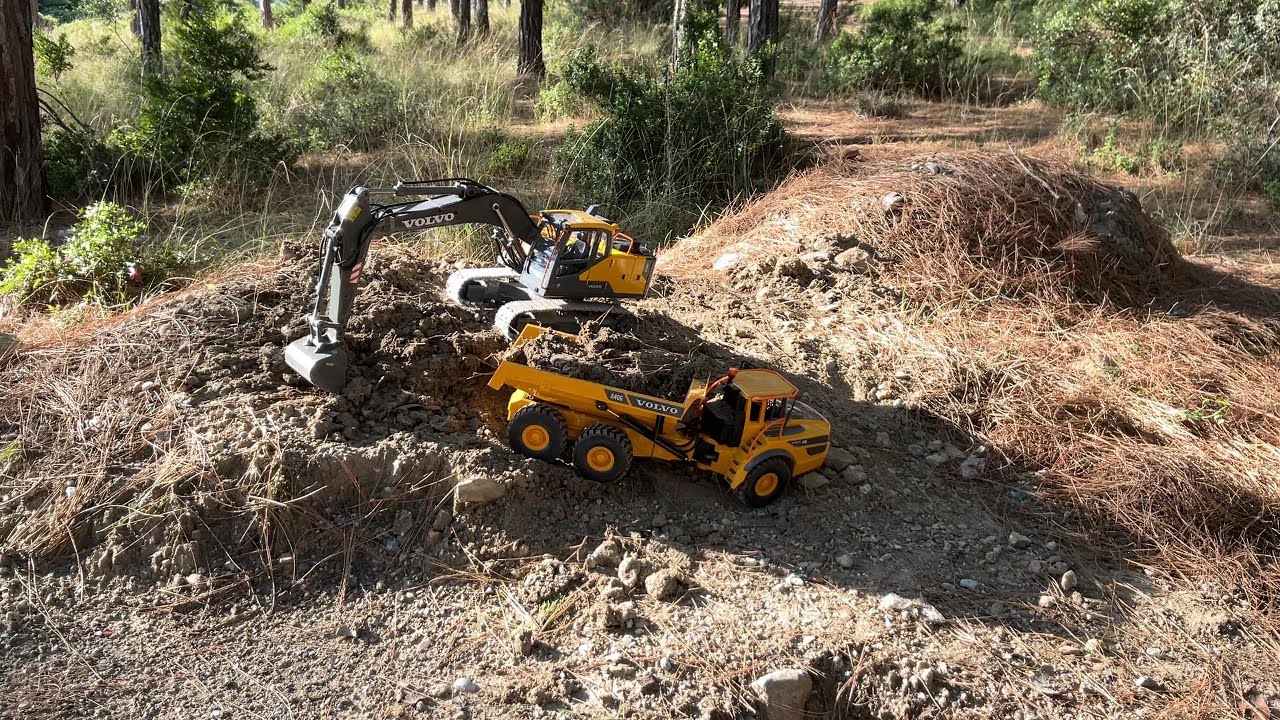 Proje 1-10, Volvo Excavator EC160E E010, Volvo Truck A40G E591-003