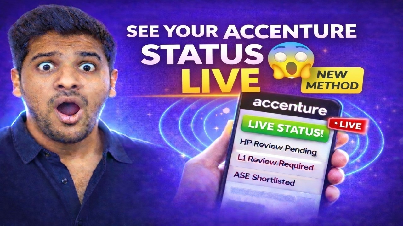👉 Accenture Portal Update 😱 See Your Status Live (New Method)